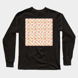 Pastel Watermelon Slices Long Sleeve T-Shirt